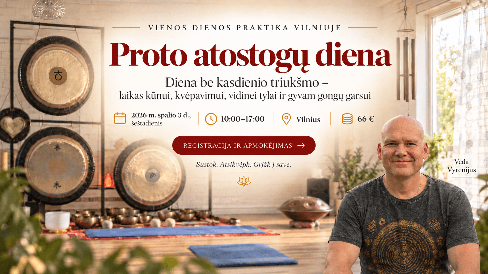 Proto atostogų diena Vilniuje su Vyrenijumi